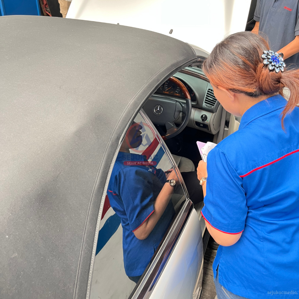 AC Mercedes CLK320 tidak dingin