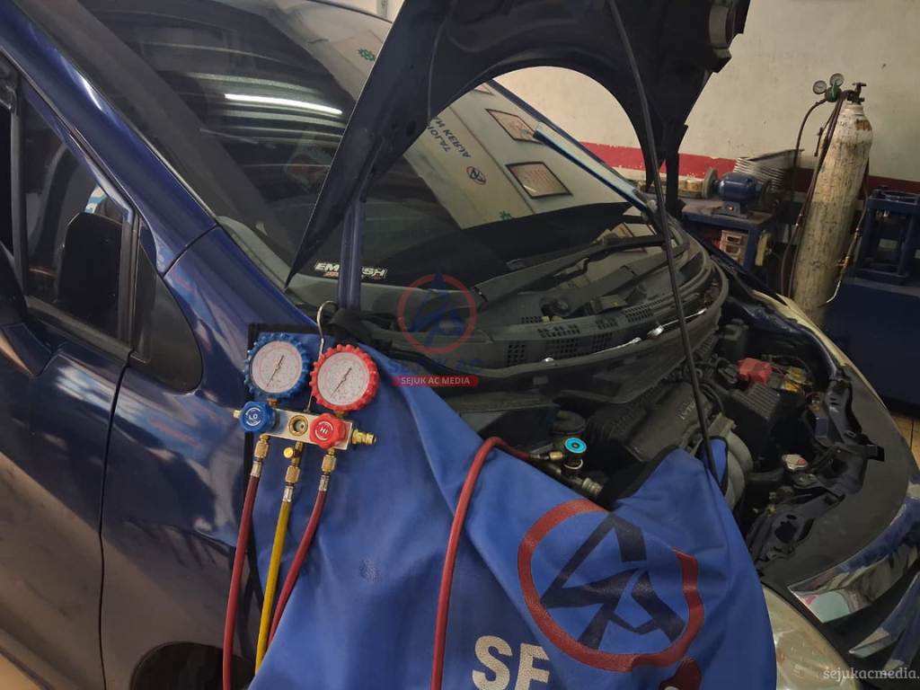 Tekanan Freon AC Mobil Naik Turun
