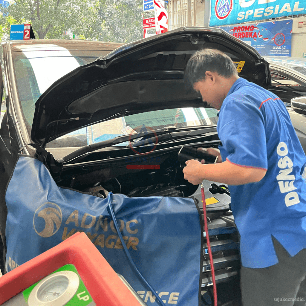 AC mobil mati saat mesin panas