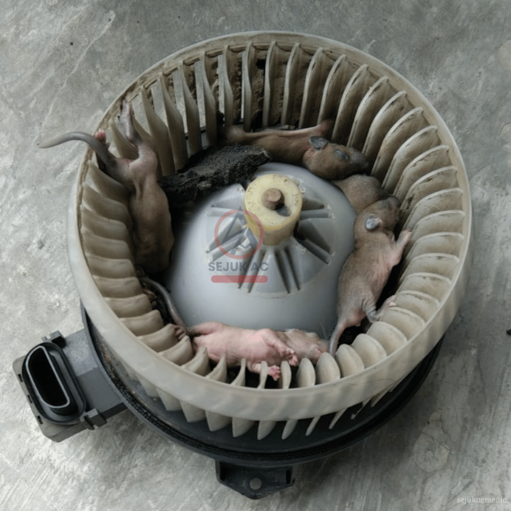 Blower ac mobil berisik