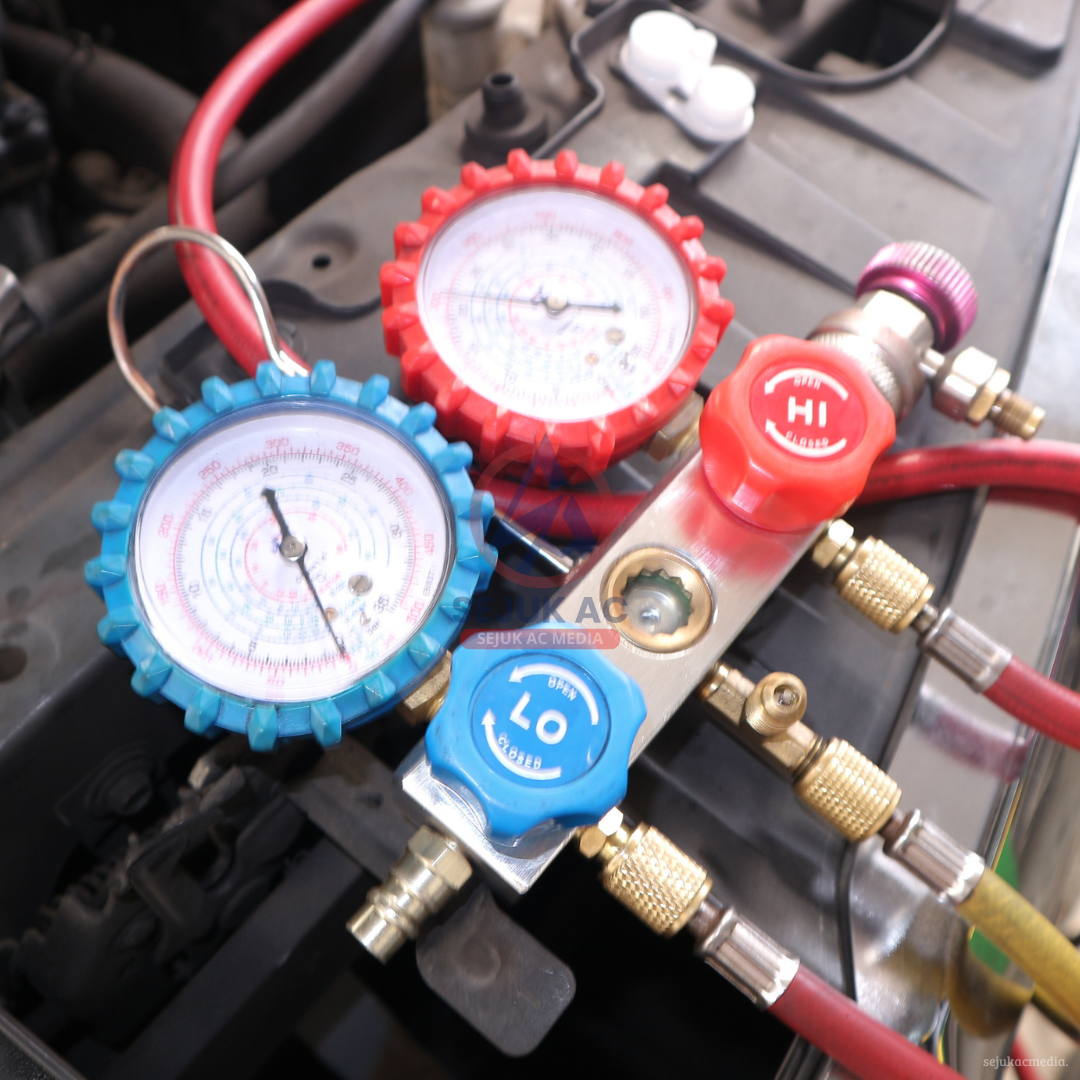 Cara Baca Manifold Gauge AC Mobil