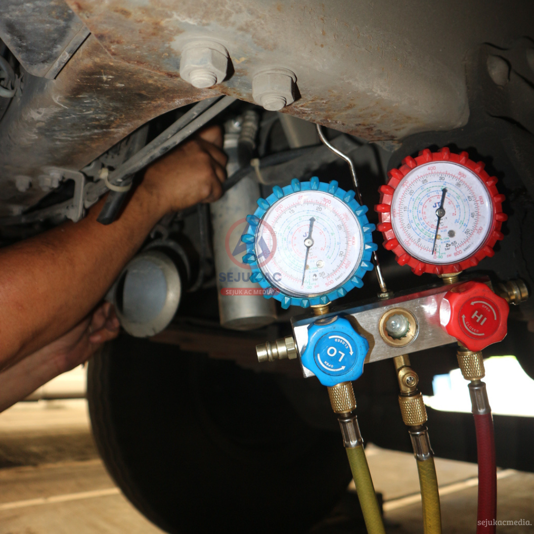 Tekanan High Side Terlalu Tinggi pada AC Mobil