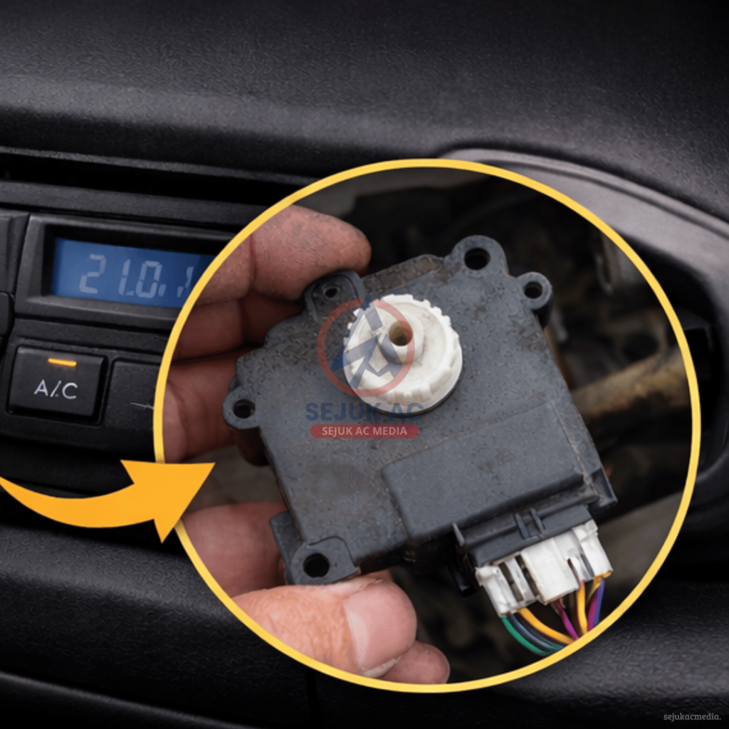 Mode Door Actuator Rusak