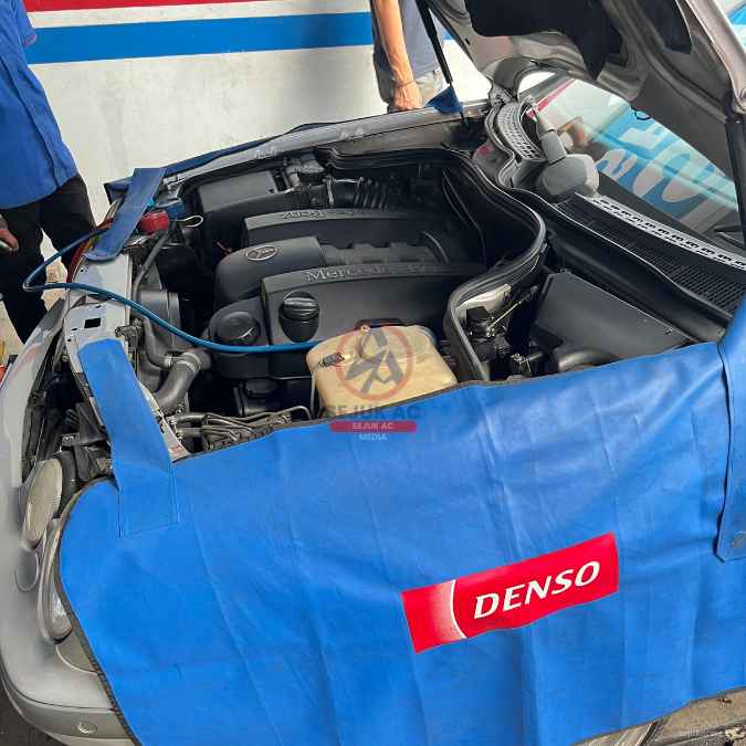 cara memperbaiki kondensor ac mobil bocor