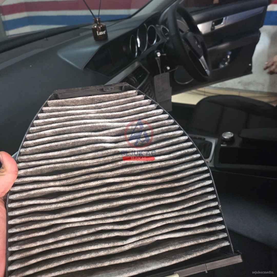 penyebab filter kabin mobil cepat kotor